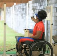 Campeona parapanamericana, sin frenos desde la silla de ruedas