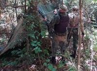 Desmantelaron dos campamentos y trampas de cazadores furtivos en Wanda